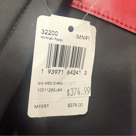 coach Medium Charlie Backpack in poppy 32200 - Picture 9 of 9